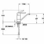 Смеситель для раковины Mofem Rumba 150-0053-50