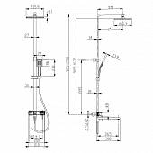 Душевая система Lemark Tropic LM7004CS