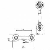 Смеситель для душа, хром M&Z Epoca EPC01501