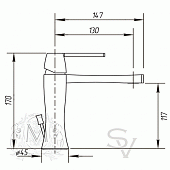 Смеситель для раковины (д.к) Migliore Opera ML.OPR-6013.CR