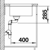 Мойка из нержавейки Blanco Supra 450-U 518203