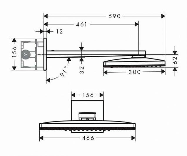 Фотография товара Hansgrohe Rainmaker Select 24007400