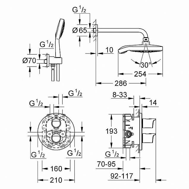 Фотография товара Grohe Grohtherm 2000 New 34283001Gr