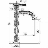 Смеситель для раковины Lemark Jasmine LM6609ORB