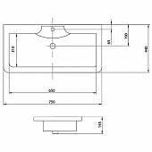 Раковина Акватон Сиена 1A704131SN010