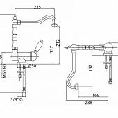 Смеситель для кухни Cezares Elite ELITE-LLPM2-03/24-M