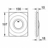 Накладная панель Grohe Surf 37063000