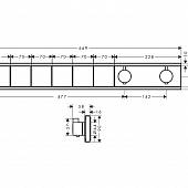 Термостат для ванны Hansgrohe RainSelect 15384000