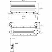 Полотенцедержатель Bemeta Omega 104205162