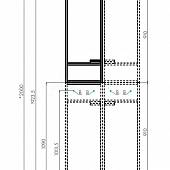 Шкаф подвесной, правый, белый глянцевый/дуб крафт Aquaton Флай 1A237903FAX1R